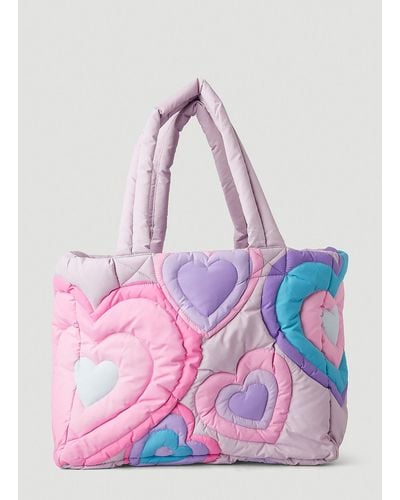 ERL Heart Puffer Bag - Pink