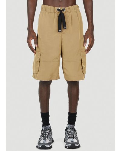 Versace Relaxed Cargo Shorts - Natural