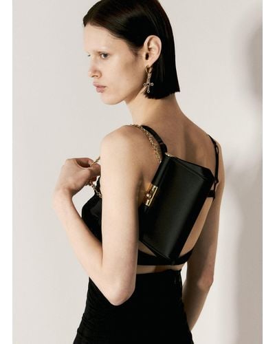 Dolce & Gabbana Small Marlene Shoulder Bag - Black