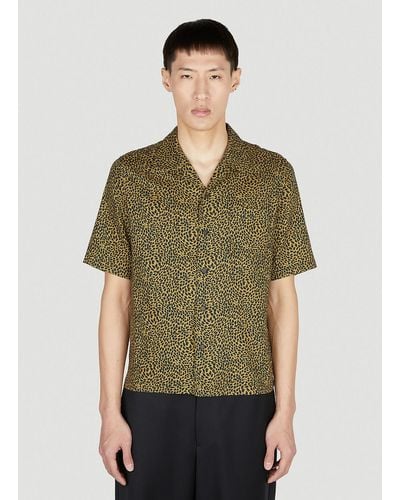 Saint Laurent Hawaii Short Sleeve Shirt - Green