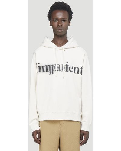 Gucci Impotent Important Hooded Sweatshirt - White