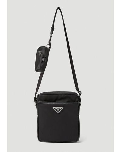 Prada Re-nylon Crossbody Bag - Black