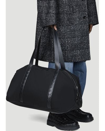 Bottega Veneta Leather Trims Duffle Bag - Black