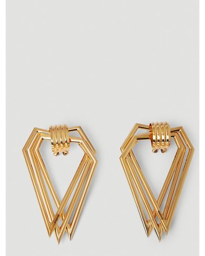 Gucci Multi Triangle Earrings - Metallic