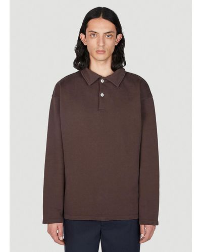 Another Aspect Another 1.0 Polo Shirt - Brown