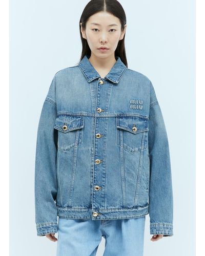 Miu miu denim sales jacket