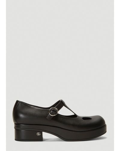 Gucci Mary Jane Shoes - Black