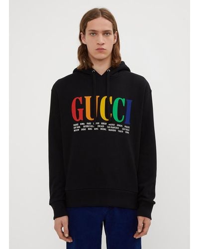 Gucci Cities Hooded Sweatshirt - Black