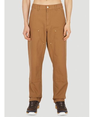 Carhartt Front Patch Trousers - Brown