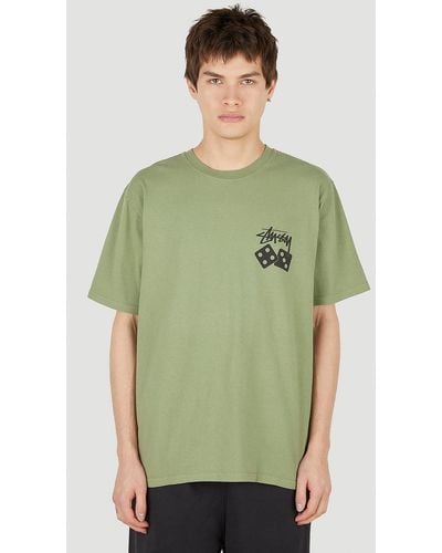 Stussy Dice T-shirt - Green
