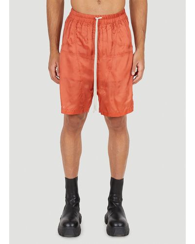 Rick Owens Penta Shorts - Orange