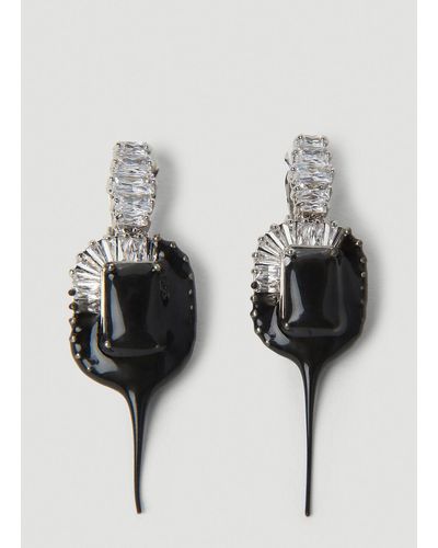 OTTOLINGER Diamond Drip Earrings - White