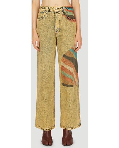 ☆セール ローズ着用 Eckhaus Latta Wide Leg Jeans 28