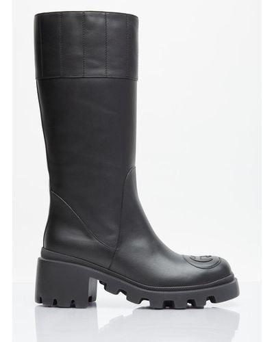 Gucci Leather Boot - Black