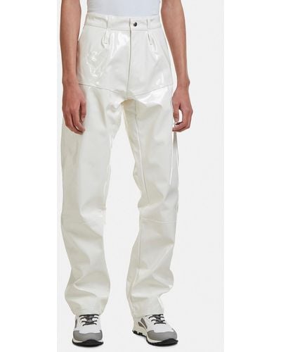 GmbH Seam Pvc Trousers In White