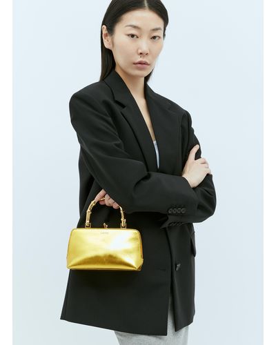Jil Sander Goji Bamboo Mini Handbag - Black