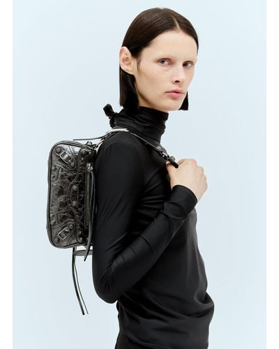 Balenciaga Le Cagole Xs Sling Shoulder Bag - Black