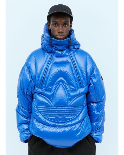 Moncler x adidas Originals Chambery Long Down Jacket - Blue
