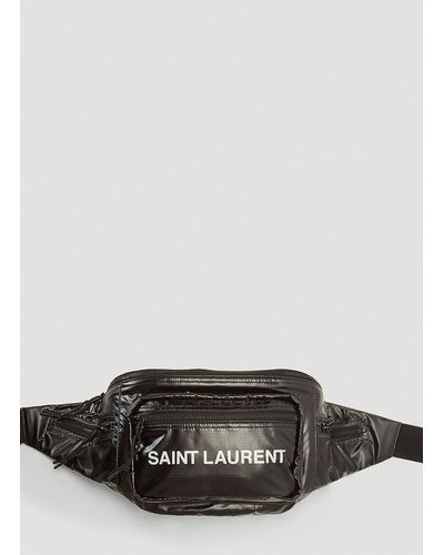 Saint Laurent Nuxx Belt Bag - Gray