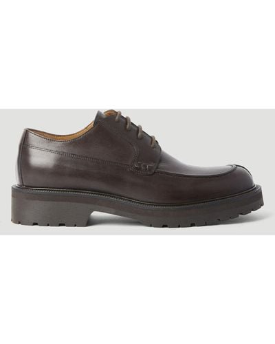 Dries Van Noten Leather Lace-up Shoes - Brown