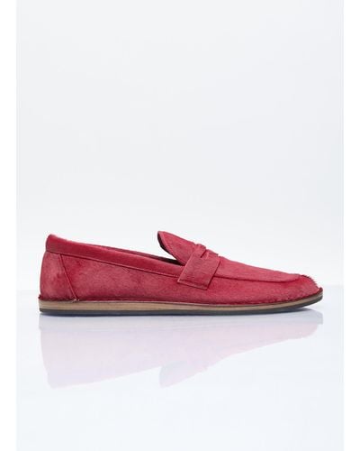 The Row Cary Loafers - Red
