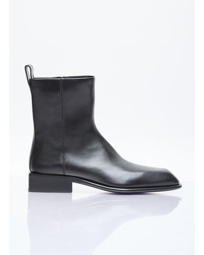 Alexander Wang Throttle Leather Ankle Boot - Black