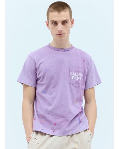 GALLERY DEPT. Vintage Logo Painted T-shirt - Purple