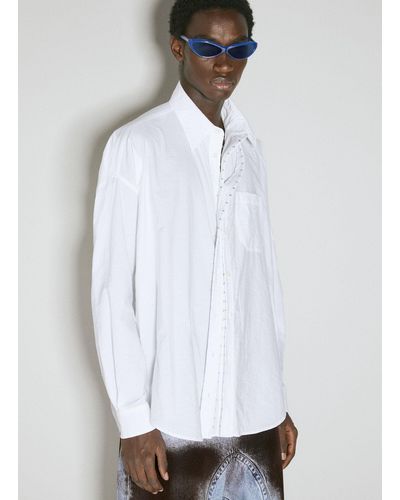 Y. Project Hook And Eye Shirt - White