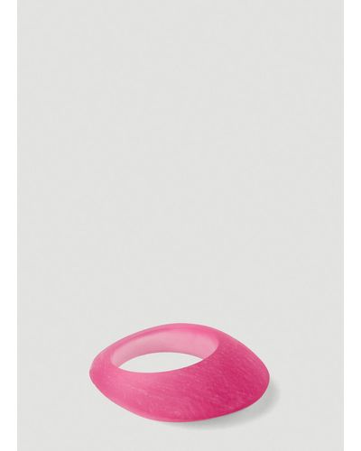 Saint Laurent Resin Ring - Pink
