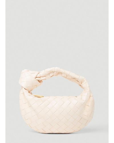 Bottega Veneta Mini Jodie Handbag - Natural