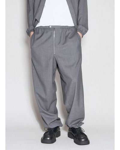Prada Wool Trousers - Grey