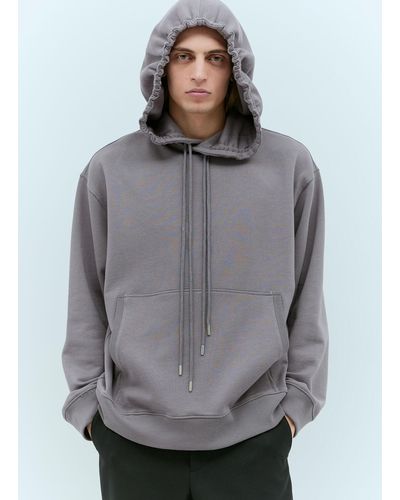 Dries Van Noten Hooded Sweatshirt - Gray