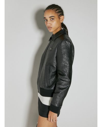 Faded nylon bomber jacket - Outerwear - Men | Bershka