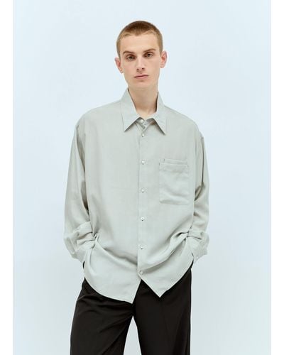 Lemaire Double Pocket Shirt - Grey