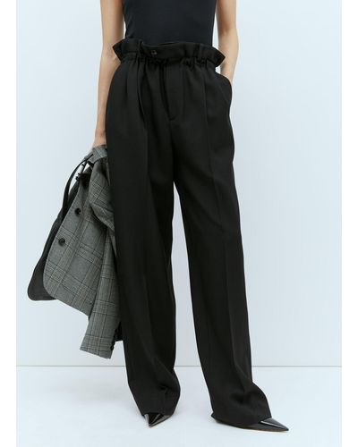 Gucci Tailored Wool Trousers - Black
