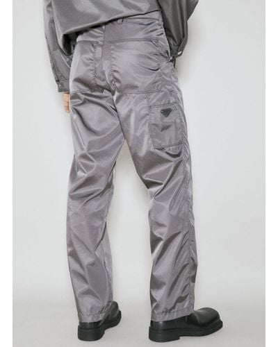 Prada Re-nylon Trousers - Grey