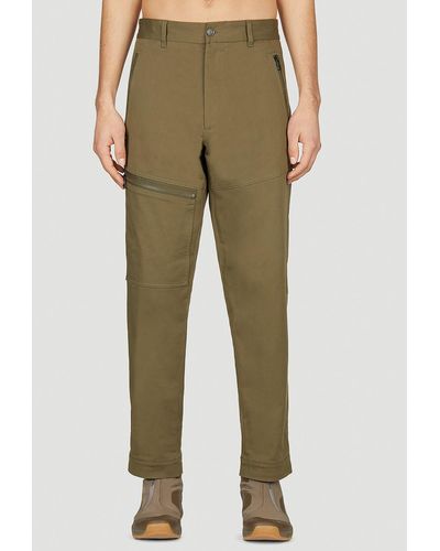 Moncler Zip Pocket Trousers - Green