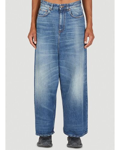 Balenciaga Low Crotch Jeans - Blue