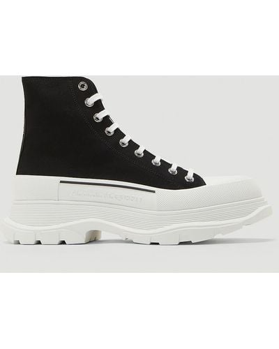 Alexander McQueen Tread Slick Boots - White