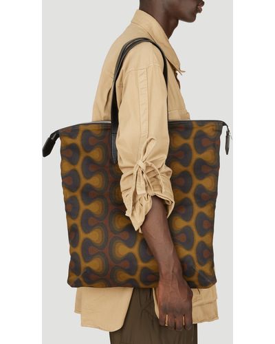 Dries Van Noten Printed Tote Bag - Natural