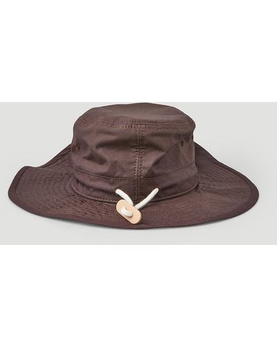 Jil Sander Parachute Bucket Hat - Brown