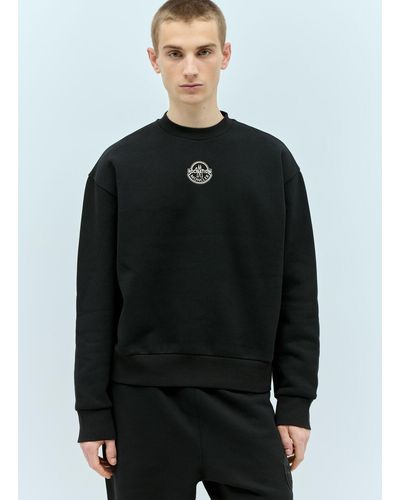 MONCLER X ROC NATION Logo Applique Sweatshirt - Black