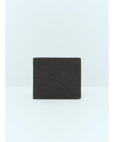 Gucci Gg Rubber Effect-bi-fold Wallet - White