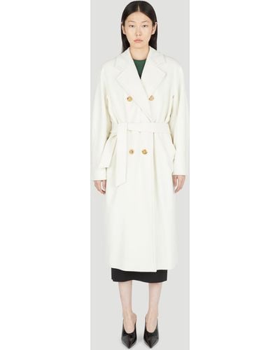 Max Mara Madame Coat - White