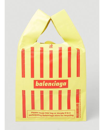 Balenciaga Monday Shopper Tote Bag - Yellow