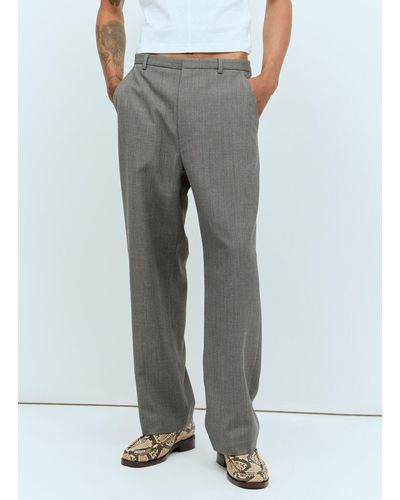 Acne Studios Tailored Suit Pants - Gray