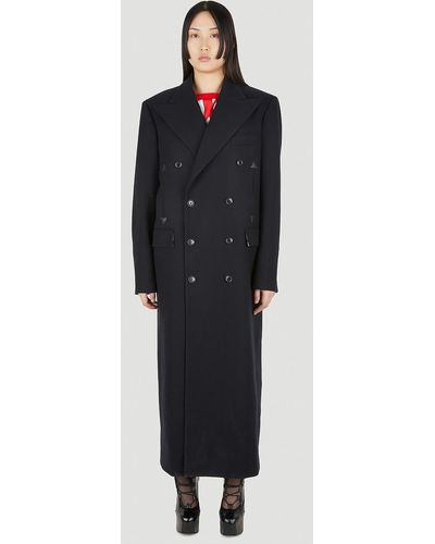 Vivienne Westwood Dickens Double-breasted Coat - Blue