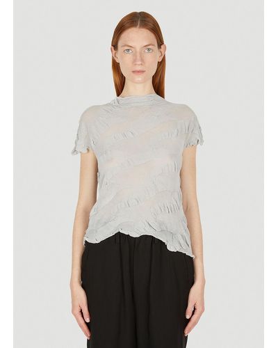 Yohji Yamamoto Links Motif Knit T-shirt - Grey