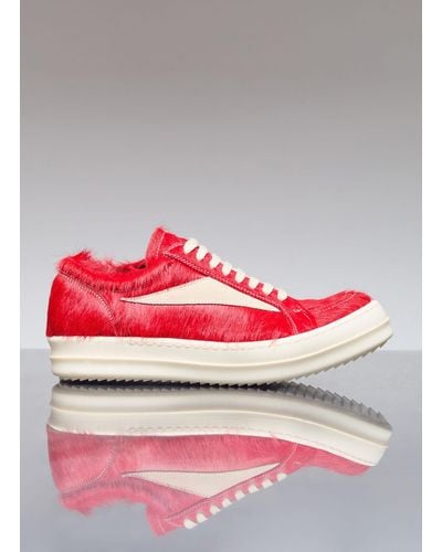 Rick Owens Vintage Sneakers - Red
