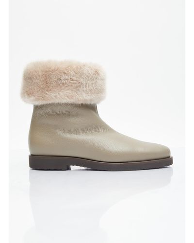 Totême The Off-duty Boots - White